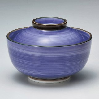 京紫円菓子碗 和食器 蓋向・円菓子碗 業務用 約11.9cm 和食 和風 蒸し物 煮魚