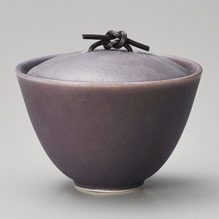 紫蓋付カップ 和食器 蓋向・円菓子碗 業務用 約12cm 和食 和風 蒸し物 煮魚