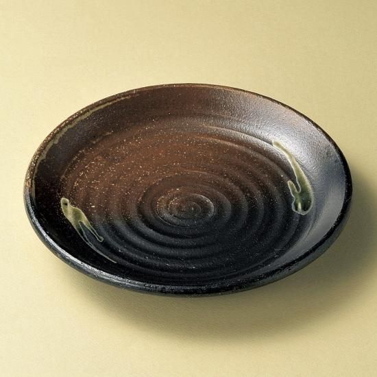 渦巻き 小皿 10枚 備前焼 渦巻き 小皿 10枚 備前焼
