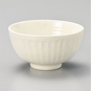 ソギ白粉引丸碗大 和食器 飯碗 業務用 約12.5cm 和食 和風 茶碗 ご飯茶碗
