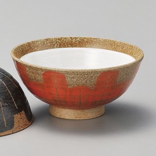 線彫中平赤 和食器 飯碗 業務用 約11.5cm 和食 和風 茶碗 ご飯茶碗 一般 標準
