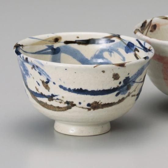 蓋付き煮物椀 青 絵柄 20個セット