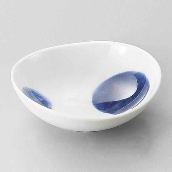 有田焼 青白磁しのぎ皿 5枚セット 20.5×17×2.5(二色丸紋楕円小 有田焼 青白磁しのぎ皿 5枚セット 20.5×17×2.5(二色丸紋楕円小