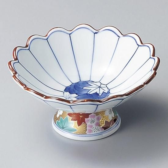 ★新品未使用 ★有田焼　銀彩菊割型 小皿　取皿　4枚セット 有田焼 銀彩菊割型 小皿 取皿 4枚セット 小皿・取皿10～