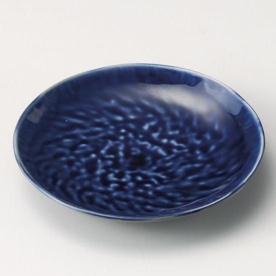 ブルー北京 花唐草柄　取り皿 直径約13cm　40枚組 キッチン・日用品・その他 ブルー北京 花唐草柄 取り皿 直径約