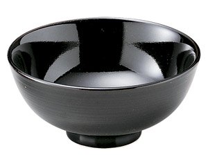 千段 黒天目中平 和食器 飯碗 業務用 約11.8cm 和食 和風 茶碗 ご飯茶碗 一般 標準