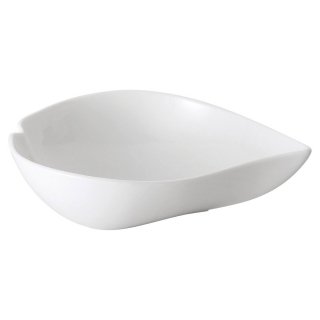 ひとひら白小鉢 白い器 洋食器 楕円・変形ボール（SS） 業務用 約13.5cm 洋食 前菜