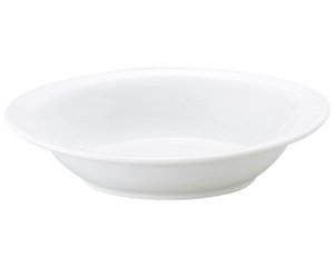 白玉渕 10吋ベーカー 白い器 洋食器 楕円・変形ボール（M） 業務用 約26cm 楕円皿 楕円鉢 中鉢 ボウル カレー皿 