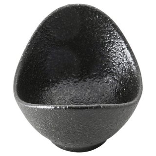 クロッシュ9.5cmピジョンボール 黒い器 洋食器 楕円・変形ボール（SS） 業務用 約9.9cm