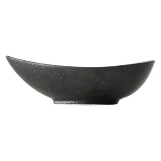 BONITA ボニータ 13cmティア小鉢 黒い器 洋食器 楕円・変形ボール（SS） 業務用 約13.1cm