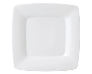 クアトロ、スクェアー、シリーズ 26cm角皿 白い器 洋食器 正角プレート（L） 業務用 約26.9cm お皿 四角 スクエア 