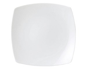 クアトロ、スクェアー、シリーズ 23cmプレート 白い器 洋食器 正角プレート（M） 業務用 約22.7cm お皿 四角 