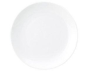 白玉渕 メタ6 1/2吋皿 白い器 洋食器 丸型プレート（S） 業務用 約16.2cm ケーキ屋 デザート サラダ 