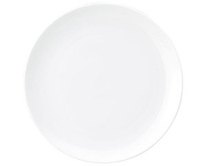 白玉渕 メタ7 1/2吋皿 白い器 洋食器 丸型プレート（S） 業務用 約19.3cm ケーキ屋 デザート サラダ 