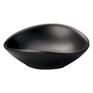 ブランシェ 黒楕円鉢SSS 黒い器 洋食器 アミューズ 業務用 約8.8cm 前菜 おしゃれ モダン ミニ イタリアンレストラン 