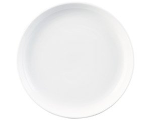 チャイナロード 白磁 10吋丸皿 中華食器 丸皿（M） 業務用 日本製 約25.8cm 単品メニュー用 定食用皿 中華皿 プレート 盛皿 エビチリ 酢豚 中国料理
