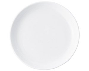チャイナロード 白磁 7 1/2吋丸皿 中華食器 丸皿（S） 業務用 日本製 約19.4cm 中皿 菜皿 プレート 中華皿 単品メニュー 一品料理
