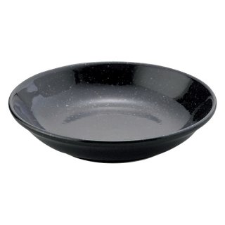 ニューアジアン 13cm 深皿 黒 中華食器 取皿 業務用 日本製 磁器 取り皿 小皿 黒系 シンプル プレーン 定番 スタンダード