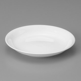 強化白16cm浅皿 中華食器 丸皿（S） 業務用 日本製 強化磁器 約16cm 中皿 菜皿 プレート 中華皿 単品メニュー 一品料理 白い器