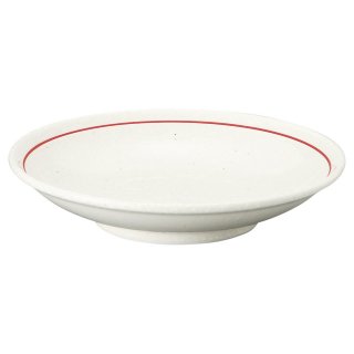 白虎 8.0麺皿 中華食器 丸皿（M） 業務用 日本製 磁器 白色系 約24.4cm 単品メニュー用 定食用皿 中華皿 プレート 盛皿 エビチリ 酢豚 中国料理