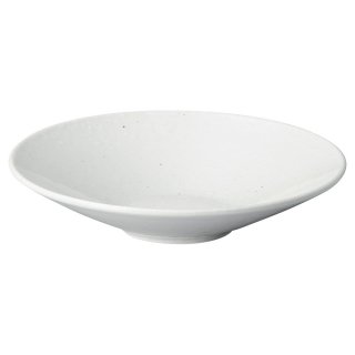 白粉引 7.0浅ボール 中華食器 ボール（L） 業務用 日本製 磁器 約21.4cm 麺皿 めん皿 つけ麺 アジアン料理