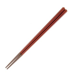 21cm六角塗箸 春慶 モカ 漆器 塗箸（樹脂）（22cm未満） 業務用
