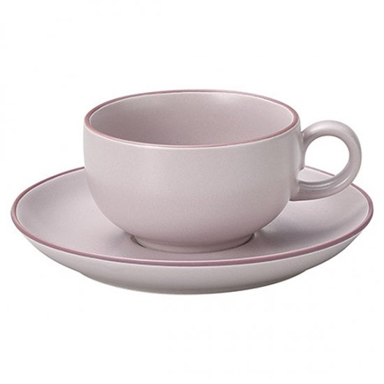 クラリスピンク紅茶碗 受皿 洋食器 カップ ソーサー 紅茶 業務用 カネスズ ティーカップ モダン シンプル ケーキ屋 おしゃれ 業務用食器を産地からお届けします みんなの倉庫