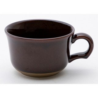 KOYO 13464053 カントリーサイド オークブラウン ティーカップ 約225cc 洋食器 紅茶 日本製 業務用