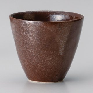 鉄砂結晶ゆったりカップ 和食器 ロックカップ 業務用 約8.5cm