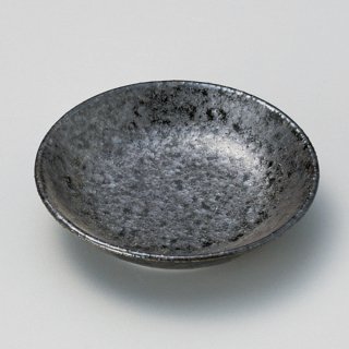 黒結晶8cm豆皿 和食器 小皿 業務用 約8.2cm