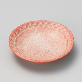 窯変珊瑚渕市松小皿 和食器 小皿 業務用 約9.8cm