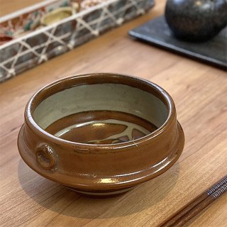 茶マット魚紋釜型5.5丼 和食器 丼（中） 業務用 約15.8cm 在庫処分品 数量限定 セール 