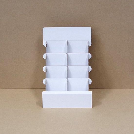 ポストカード用2列×4段什器W245xD190xH365 - オンデマンド