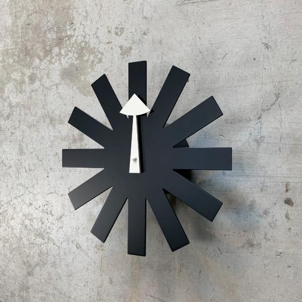 ジョージ・ネルソン vitra　アスタリスククロック 掛け時計 ブラック ジョージ・ネルソン vitra アスタリスククロック 掛け時計 ブラック