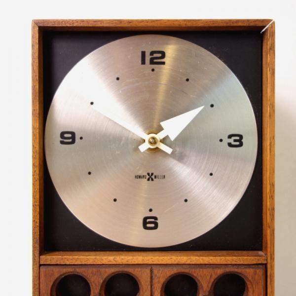 HOWARD MILLER 木製掛時計 Wall Clock Model No. 622-654 / Howard Miller - MID-Century