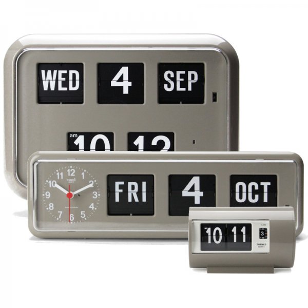 ジャンク】TWEMCO QD-35 カレンダー時計 レッド - インテリア小物