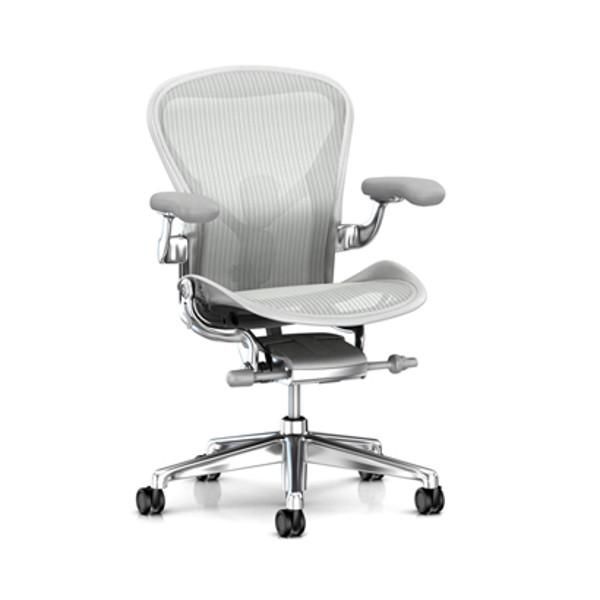 Aeron Chair Remastered  Mineral Frame / Polished Aluminum Base 