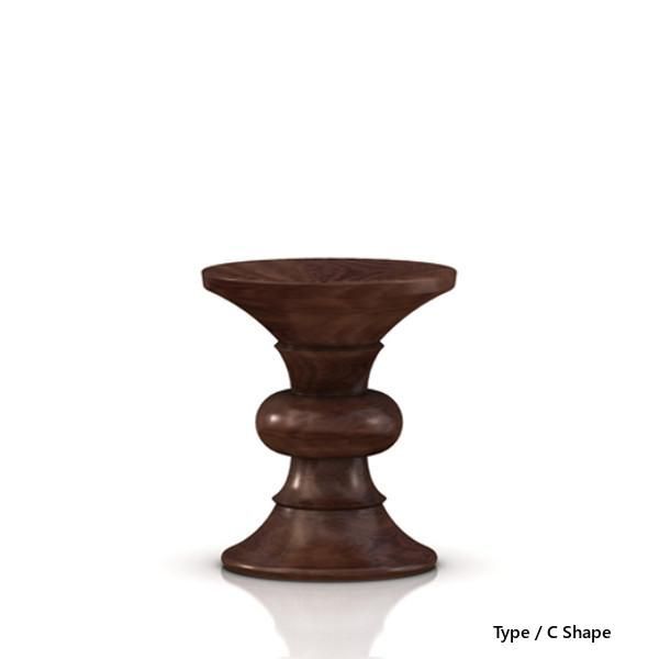チャールズ＆レイ イームズ ウッドスツール Eames チェア Eames Turned Stool（イームズ ターンドスツール）/Herman