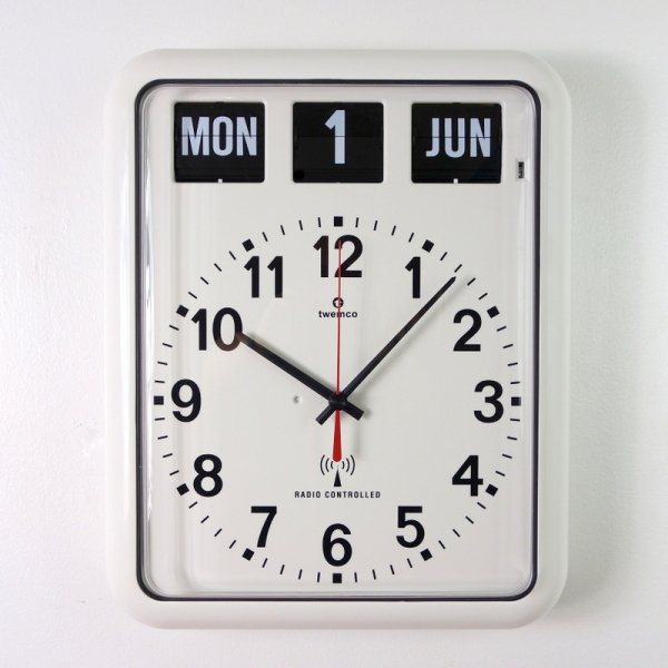 Twemco Radio Control Calendar Clock #RC-12A 