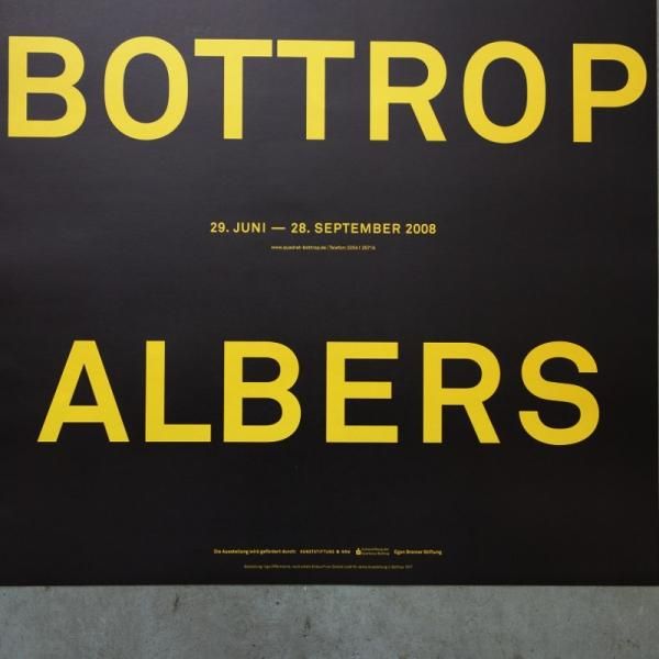 Josef Albers Museum ”Donald Judd” Exhibition Poster - MID Josef Albers Museum ”Donald Judd” Exhibition Poster - MID