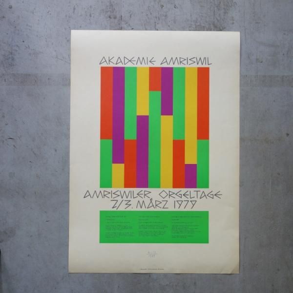 Max Bill -Amriswiler Orgeltage 1979 / Akademie Amriswil - 