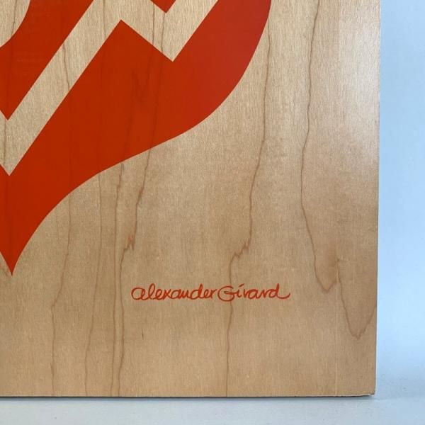 Alexander Girard Love Heartウッドプレート Alexander Girard Love Heartウッドプレート