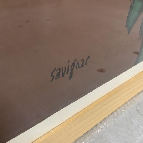 ☆貴重本人サイン入 SAVIGNAC Musee de L'affiche'82（Originele