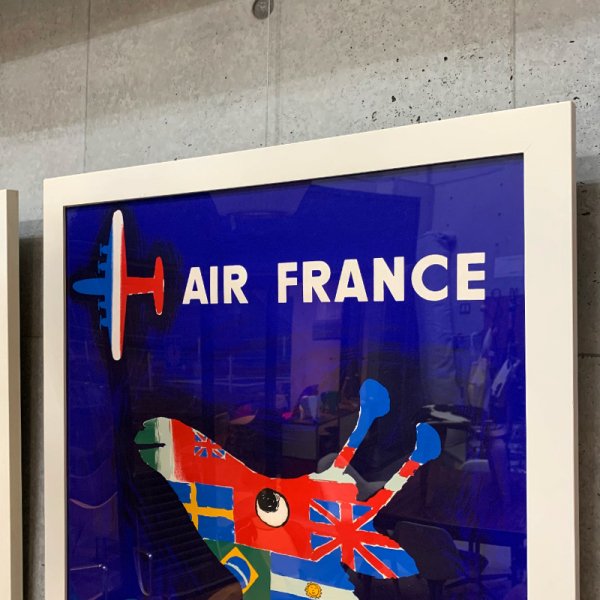 Raymond Savignac Poster / Air France 1956 - MID-Century MODERN