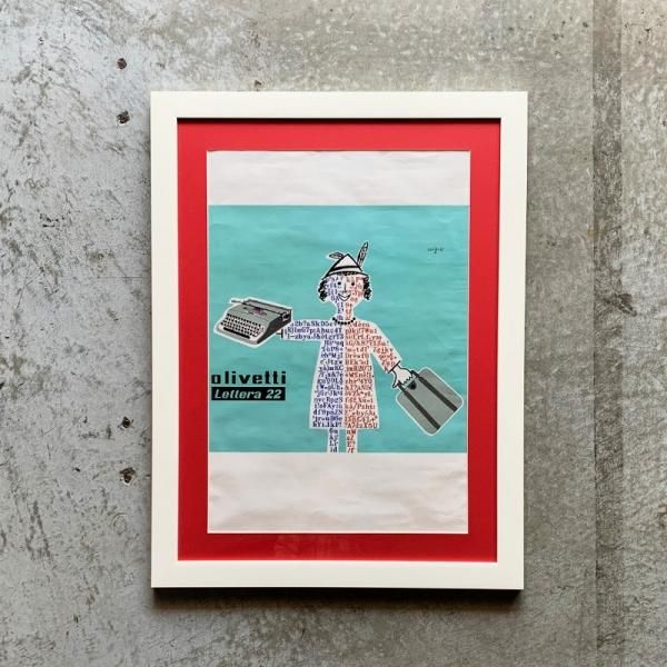 Raymond Savignac Poster / Olivetti 1953<img class='new_mark_img2' src='https://img.shop-pro.jp/img/new/icons47.gif' style='border:none;display:inline;margin:0px;padding:0px;width:auto;' />