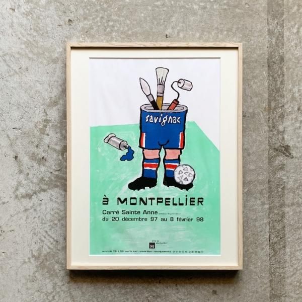 Raymond Savignac Poster / Montpellier 1997 - MID-Century MODERN
