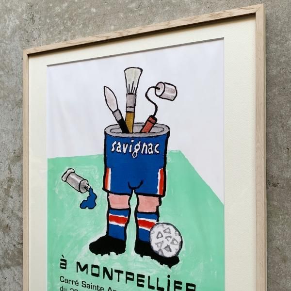 Raymond Savignac Poster / Montpellier 1997 - MID-Century MODERN