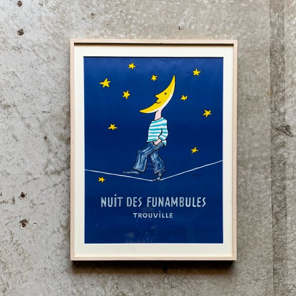 Raymond Savignac Poster / Nuit Des Funambules1985