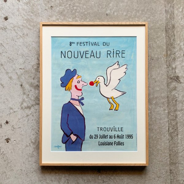 Raymond Savignac Poster / Festival Du Nouveau Rire 1992 - MID 