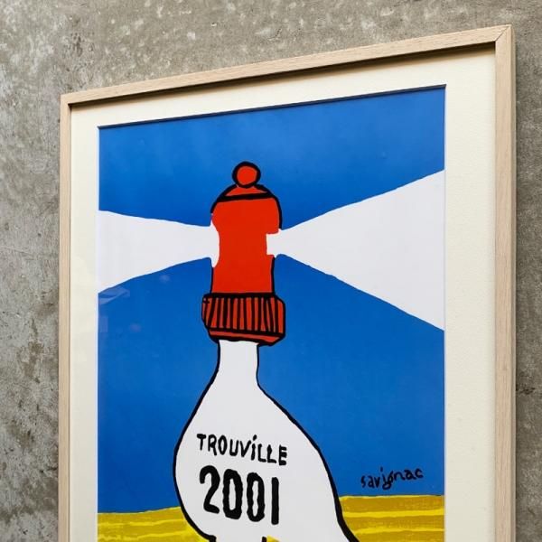 Raymond Savignac Poster / Trouville 2001 - MID-Century MODERN